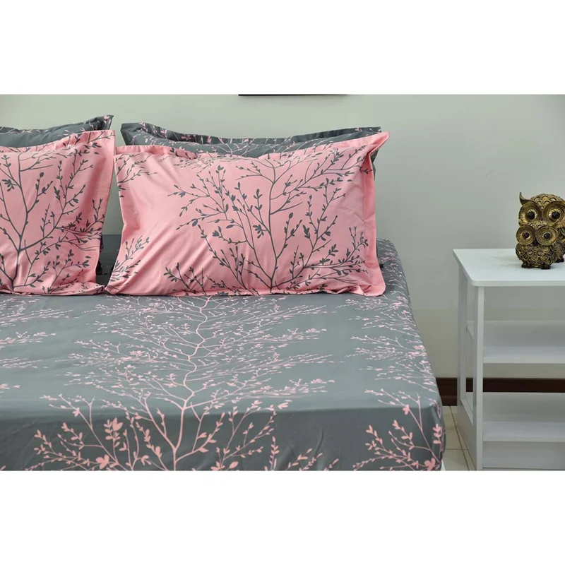 سرویس ملحفه بومرنگ مدل shakhe یکنفره 2 تکه