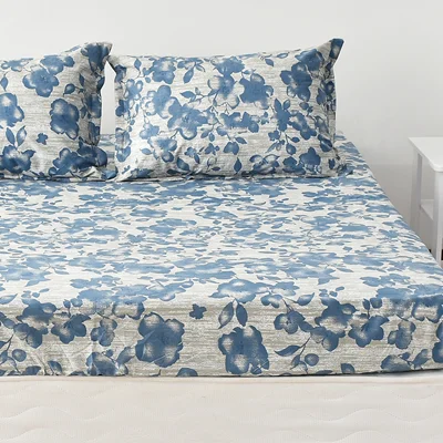 سرویس ملحفه بومرنگ مدل highlight-90 یکنفره 2تکه