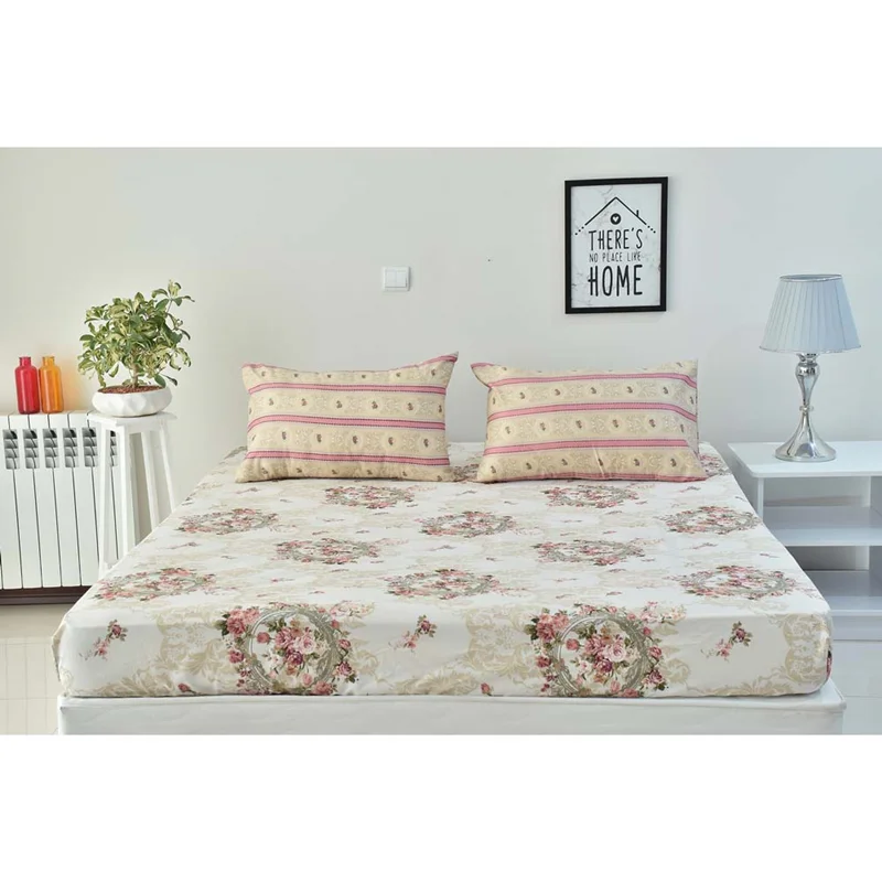 سرویس ملحفه بومرنگ مدل asra دونفره 3تکه