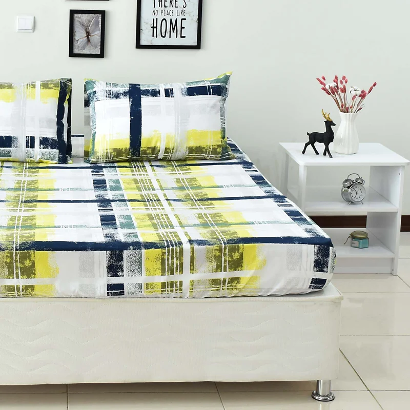 سرویس ملحفه بومرنگ مدل Danial یکنفره 2 تکه