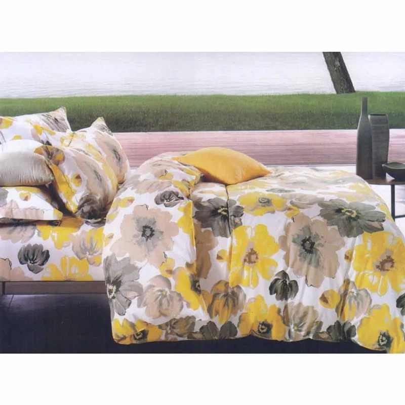 ست کاورلحاف بومرنگ مدل calm دونفره 6تکه