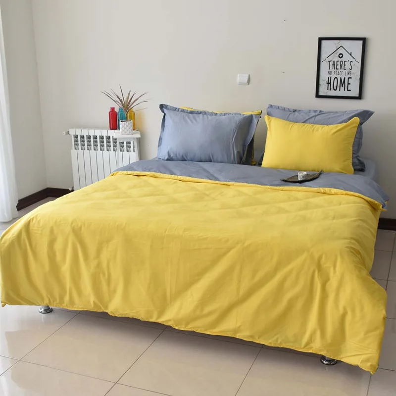 ست کاورلحاف بومرنگ مدل simple set یکنفره 4 تکه