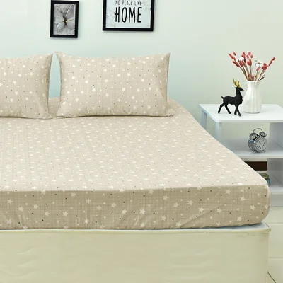 سرویس ملحفه بومرنگ مدل Aseman یکنفره 2 تکه